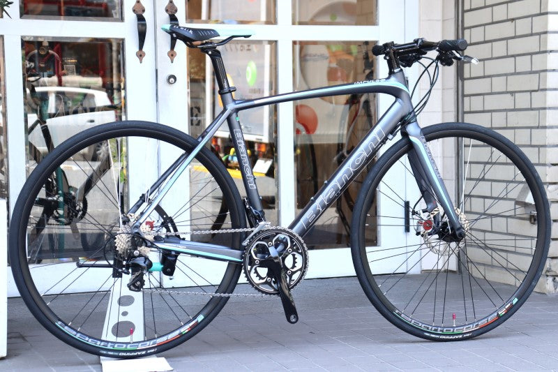 ビアンキ Bianchi インプルーソ フラットバー ディスク IMPULSO FLAT BAR DISC 2016 550サイズ シマノ 105 5800 MIX アルミ フラットバーロード 【横浜店】