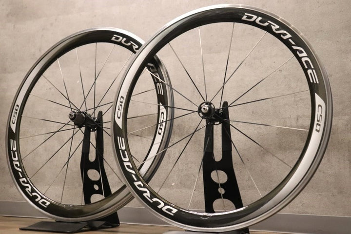 シマノ SHIMANO デュラエース Dura-Ace WH-9000 C50 アルミ カーボン クリンチャー ホイールセット シマノ11S 【さいたま浦和店】