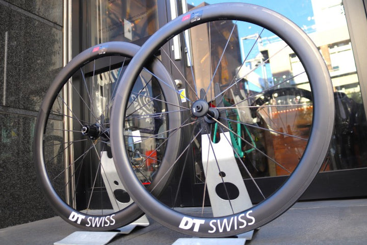 DTスイス DT SWISS ダイカット ARC 1100 DICUT 48 カーボン チューブレス ホイールセット シマノ12/11S ワイドリム 17C 【東京南麻布店】