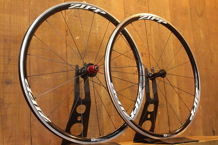 ジップ ZIPP 101 アルミ クリンチャー ホイールセット シマノ11S ナローリム 15C リコール対応済み 【芦屋店】