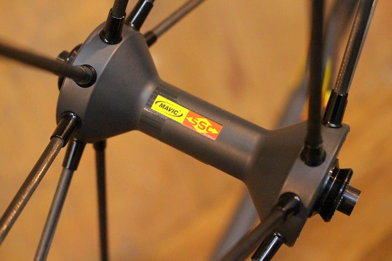 マヴィック MAVIC アールシス R-SYS SLR アルミ クリンチャー ホイールセット シマノ11S ナローリム 15C 【芦屋店】