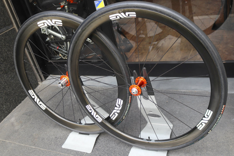 エンヴィ ENVE SES3.4 クリスキング CHRISKING R45ハブ カーボン チューブラー ホイールセット カンパ12/11S  【東京南麻布店】