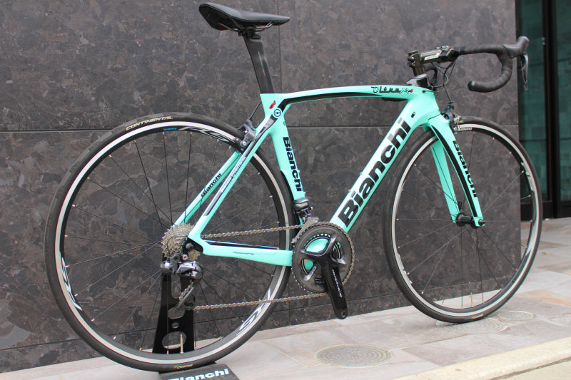 【パワメ搭載】ビアンキ Bianchi オルトレ OLTRE XR4 2017モデル 53サイズ シマノ アルテグラ R8050 Di2 カーボン ロードバイク 【福岡店】