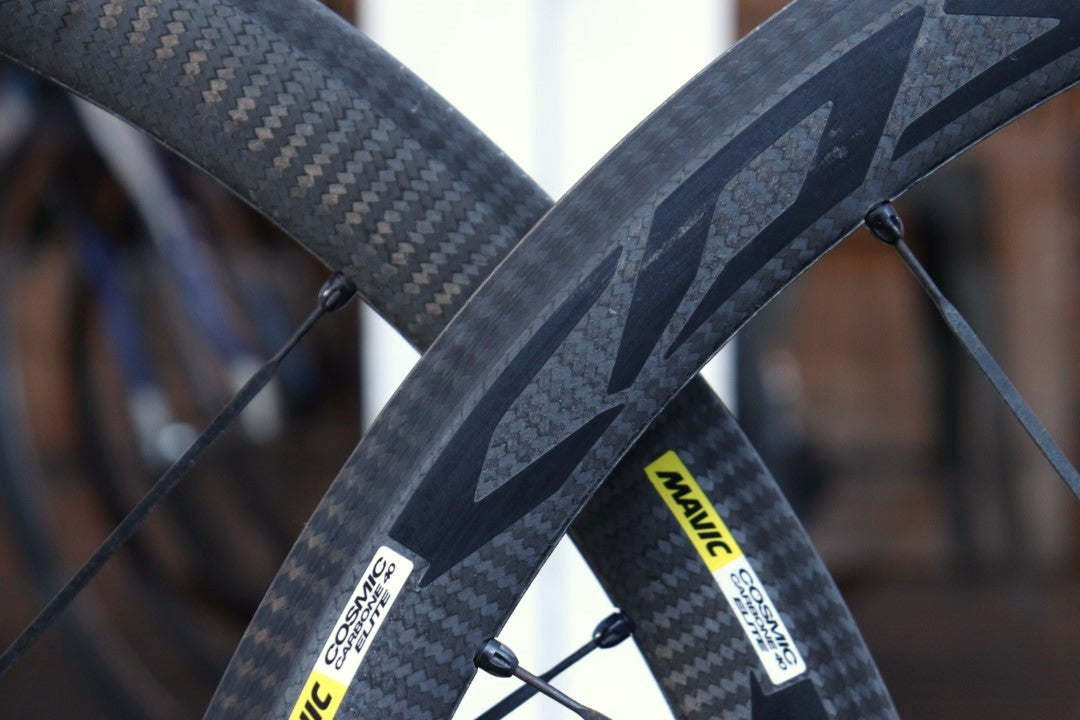 マヴィック MAVIC コスミック カーボン エリート COSMIC CARBON 40 ELITE アルミ クリンチャー ホイールセット シマノ12S/11S 【横浜店】