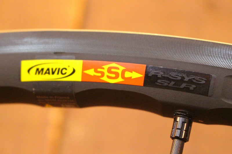 マヴィック MAVIC アールシス R-SYS SLR アルミ クリンチャー ホイールセット シマノ11S エグザリット 15C 【芦屋店】