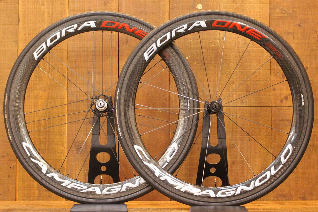 年末セール! カンパニョーロ CAMPAGNOLO ボーラワン BORA ONE 50 AC3 TU カーボン チューブラー ホイールセット シマノ 11S/12S 【芦屋店】