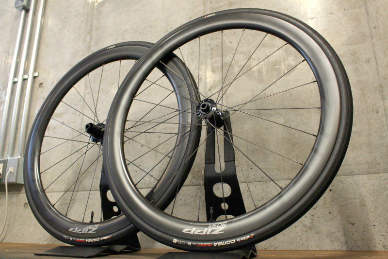 ジップ ZIPP 303S カーボン チューブレスレディ ディスク ホイールセット シマノ12S/11S ワイドリム 23C 【福岡店】