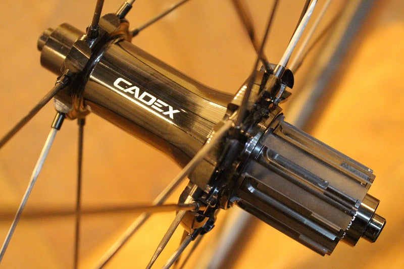 カデックス CADEX 65 TUBELESS カーボン チューブレス シマノ 11S ワイドリム フックレス ホイールセット 【芦屋店】