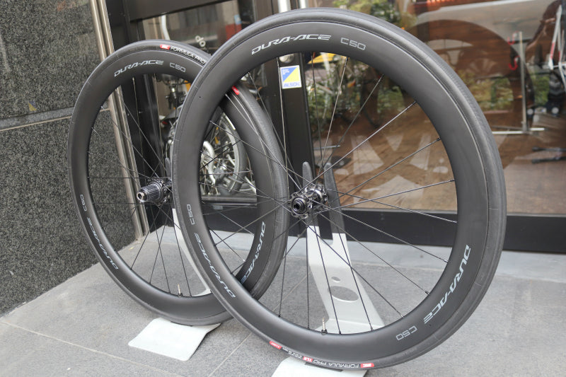 シマノ SHIMANO デュラエース DURA-ACE WH-R9270 C50 TL カーボン チューブレス ホイールセット ワイドリム 21C 【東京南麻布店】