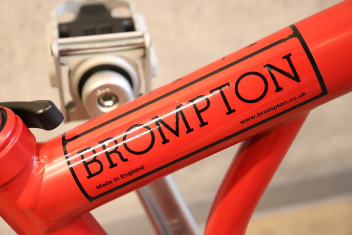 ブロンプトン BROMPTON M3L 2015 レッド 16インチ 折りたたみ ミニベロ 小径車 【かわいい相棒！】【さいたま浦和店】