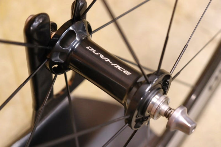 シマノ SHIMANO デュラエース DURA-ACE WH-9000 C75 C50 カーボン チューブラー ホイールセット シマノ 12/11S ディープリム 【立川店】