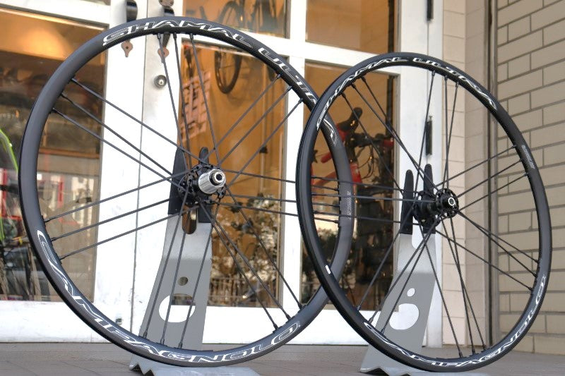 カンパニョーロ Campagnolo シャマルウルトラ SHAMAL ULTRA DB アルミ クリンチャー チューブレス ホイールセット シマノ12/11S 【横浜店】