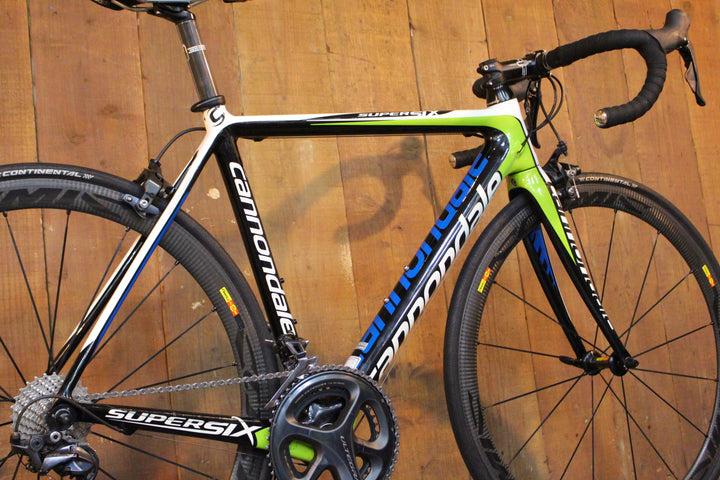 キャノンデール CANNONDALE SUPER SIX 5 2012年モデル 52サイズ シマノ アルテグラ R8000 MIX 11S MAVIC COSMIC CARBONE 40 【芦屋店】