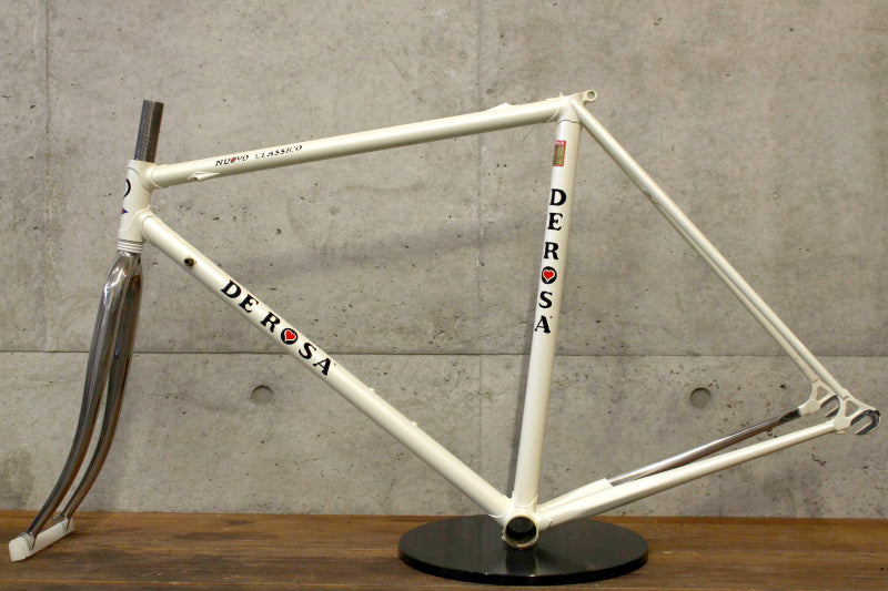 デローザ DE ROSA ヌーヴォクラシコ NUOVO CLASSICO 90`s スチール ロードバイク フレームセット フォーク非純正 【福岡店】