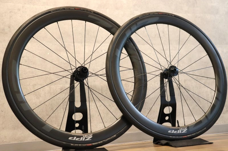 ジップ ZIPP 303S カーボン チューブレスレディ ディスク ホイールセット シマノ11S ワイドリム 23C 【さいたま浦和店】