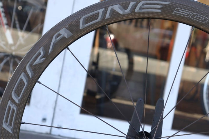 カンパニョーロ Campagnolo ボーラワン BORA ONE 50 カーボン チューブラー ホイールセット シマノ12/11S ワイドリム 【横浜店】