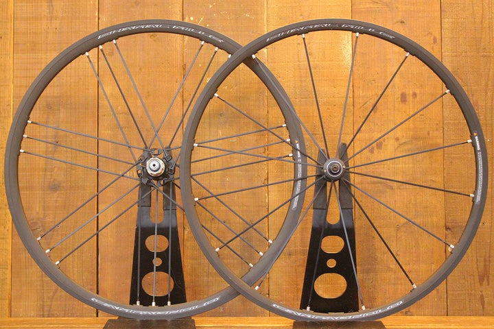 カンパニョーロ CAMPAGNOLO シャマル ミレ SHAMAL MILLE アルミ クリンチャー ホイールセット シマノ 11S ナローリム 15C 【芦屋店】