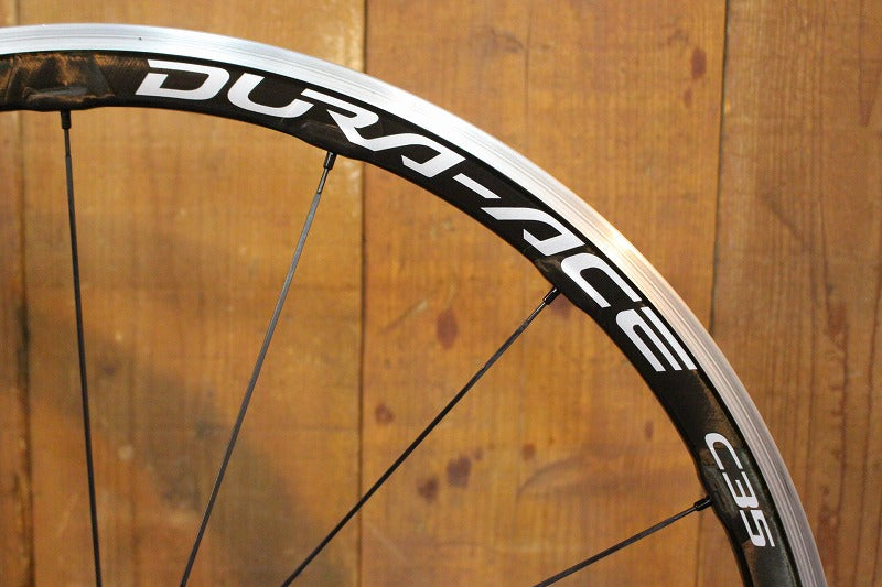 シマノ SHIMANO デュラエース DURA-ACE WH-9000 C35 CL クリンチャー シマノ11S ナローリム 15C 【芦屋店】