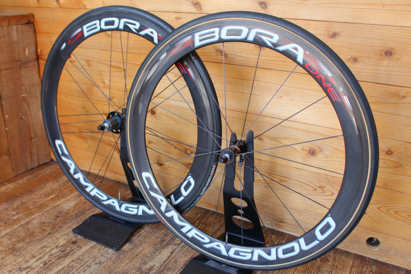 カンパニョーロ Campagnolo ボーラワン BORA ONE 50 シマノ11s カーボン チューブラー ホイールセット ナローリム 【芦屋店】