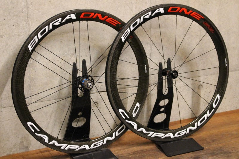 カンパニョーロ Campagnolo ボーラ ワン BORA ONE 50 AC3 カーボン クリンチャー ホイールセット シマノ11S ワイドリム 17C 【福岡】