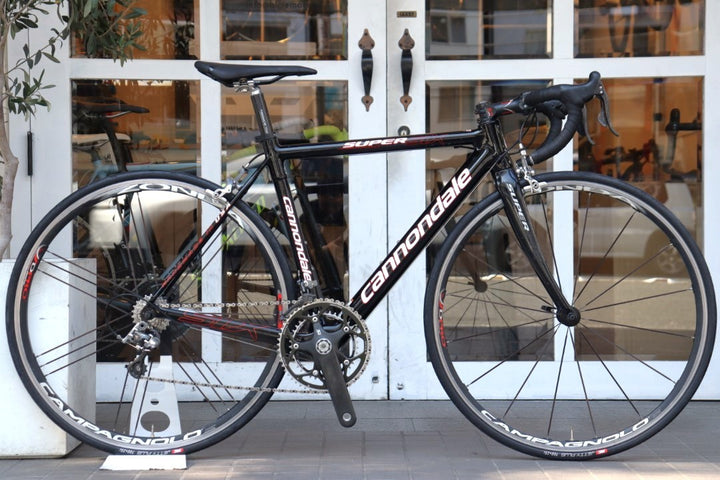 キャノンデール Cannondale スーパーシックス SUPERSIX 2008モデル 50サイズ カンパ レコード 10S カーボン ロードバイク 【横浜店】