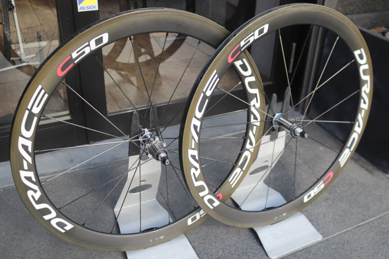 シマノ SHIMANO デュラエース DURA-ACE WH-7900 C50 TU カーボン チューブラー ホイールセット シマノ10S 【東京南麻布店】