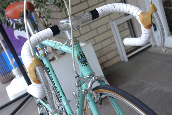 ビアンキ Bianchi カンピオーネデルモンド CAMPIONE DEL MONDO CX 70's カンパ スーパーレコード 5S クロモリ ロードバイク 【横浜店】