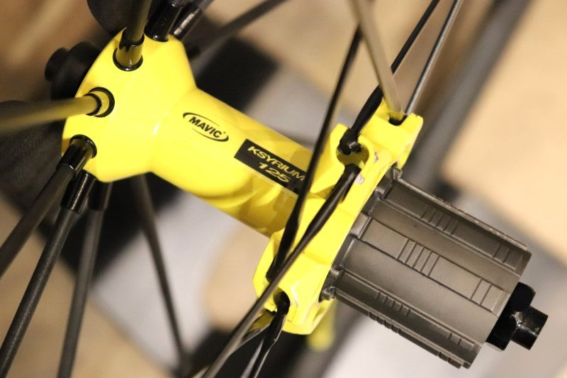 マヴィック MAVIC キシリウム KSYRIUM 125 エグザリット アルミ クリンチャー ホイールセット シマノ 11S 15C 【さいたま浦和店】