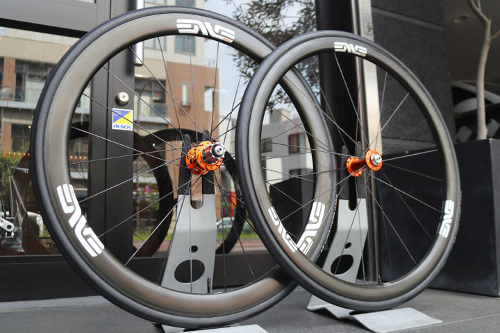 エンヴィ ENVE SES3.4 クリスキング CHRISKING R45ハブ カーボン チューブラー ホイールセット カンパ12/11S 【東京南麻布店】