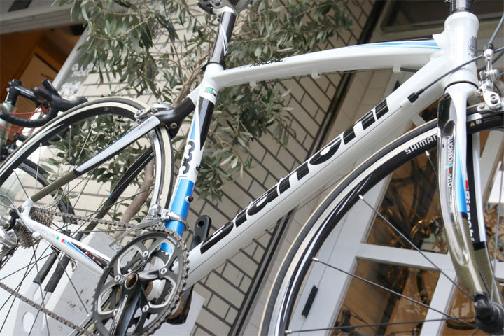 ビアンキ Bianchi ヴィアニローネ アルカーボン Via Nirone7 Alu Carbon 2009 53サイズ 10S ロードバ –  BICI AMORE ONLINE STORE