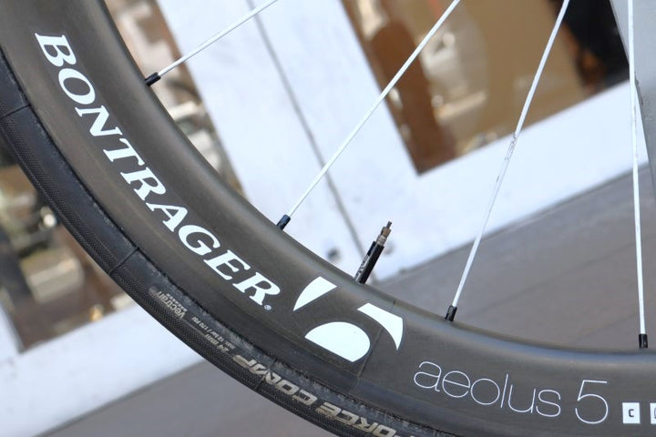 ボントレガー BONTRAGER Aeolus 5 カーボン チューブラー ホイールセット シマノ12/11S ワイドリム 26mm 【横浜店】