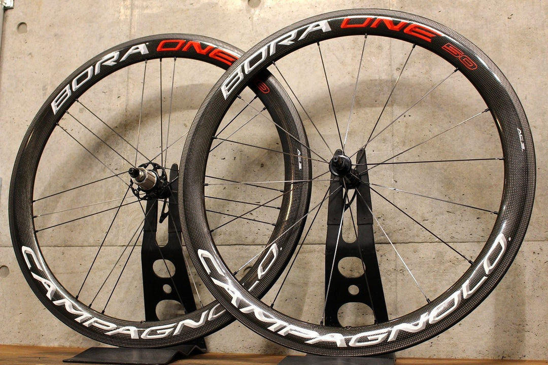 カンパニョーロ CAMPAGNOLO ボーラ BORA ONE 50 AC3 カーボン クリンチャー ホイールセット シマノ12/11S ワイドリム 17C 【福岡店】