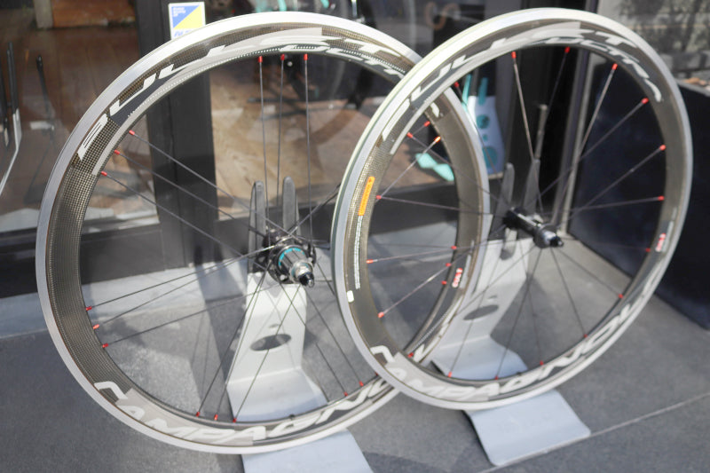 カンパニョーロ Campagnolo バレットウルトラ Bullet Ultra カンパ12/11S クリンチャー ホイールセット ナローリム 15C  【東京南麻布店】