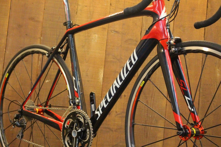 スペシャライズド SPECIALIZED ターマック TARMAC SL4 ELITE 2014年モデル 56サイズ シマノ 105 5700 MIX 10S カーボン ロードバイク 【芦屋店】