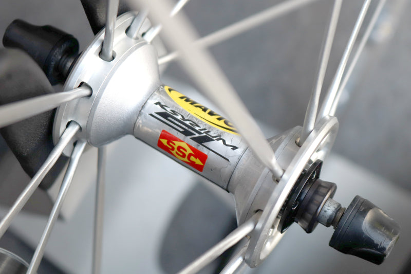 マヴィック MAVIC キシリウム KSYRIUM SL SSC アルミ クリンチャー ホイールセット シマノ12/11S ナローリム 13C 【東京南麻布店】