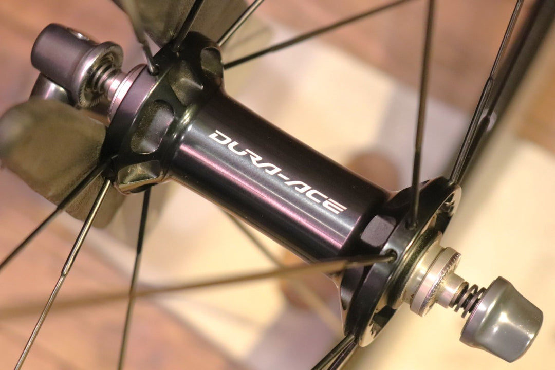 シマノ SHIMANO デュラエース DURA-ACE WH-9000 C50 TU カーボン チューブラー ホイールセット シマノ12/11S ワイドリム 24mm 【南麻布店】