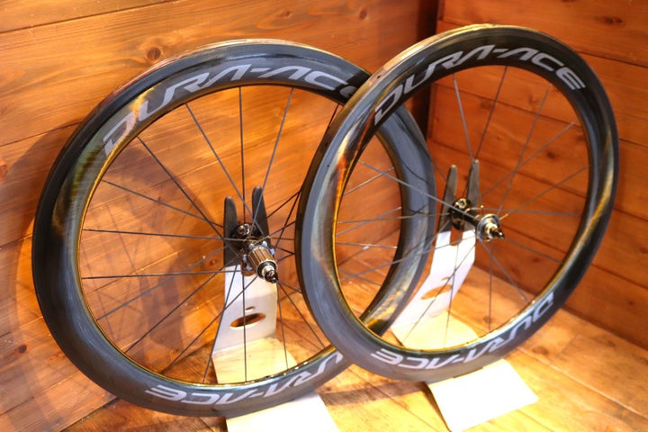 シマノ SHIMANO デュラエース DURA-ACE WH-R9100-C60-TU カーボン チューブラー ホイールセット シマノ12/11S ワイドリム 28mm 【麻布店】