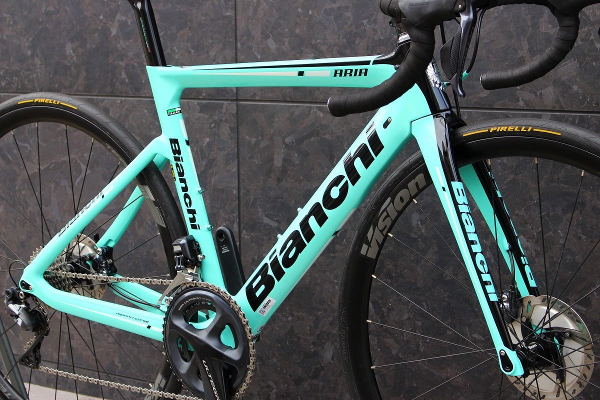 ビアンキ Bianchi アリア ディスク ARIA DISC 2019モデル 50サイズ シマノ アルテグラ R8070 Di2 11S カーボン  ロードバイク 【福岡店】