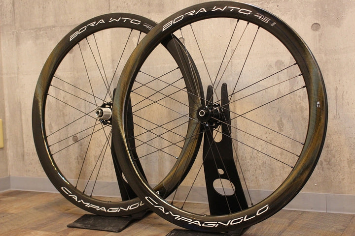 カンパニョーロ CAMPAGNOLO ボーラ BORA WTO 45 DISC  カーボン チューブレス ホイールセット シマノ 11S ワイドリム 19C【名古屋店】