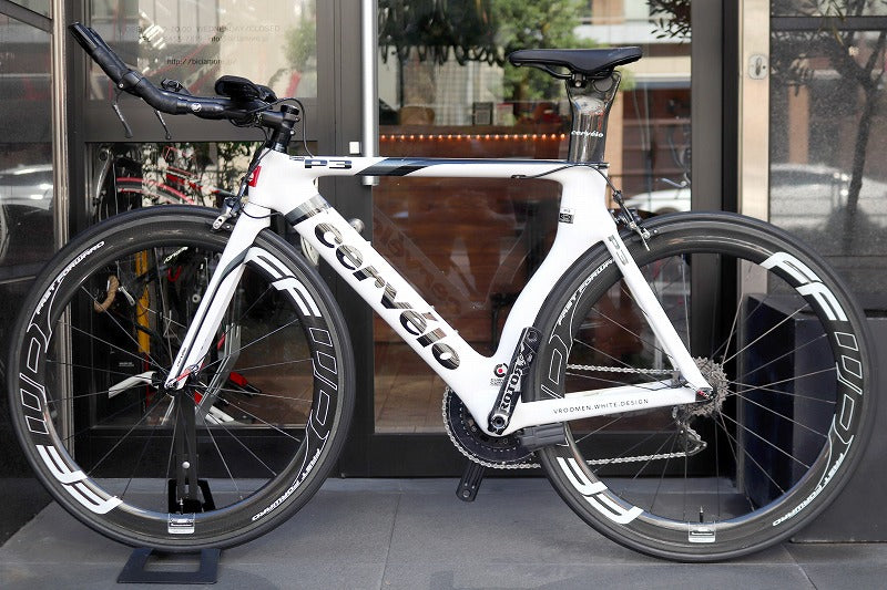 サーヴェロ Cervelo P3 2011 54サイズ デュラエース 7970 Di2 10S カーボン タイムトライアルバイク TTバイク  【東京南麻布店】