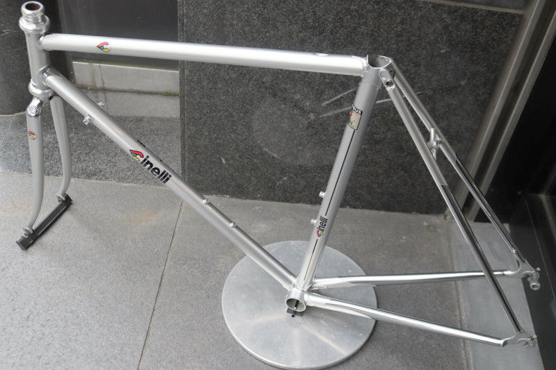 【訳あり】 チネリ CINELLI スーパーコルサ SUPER CORSA COLUMBUS NEURON 52サイズ クロモリ ロードバイク  フレームセット 【南麻布店】