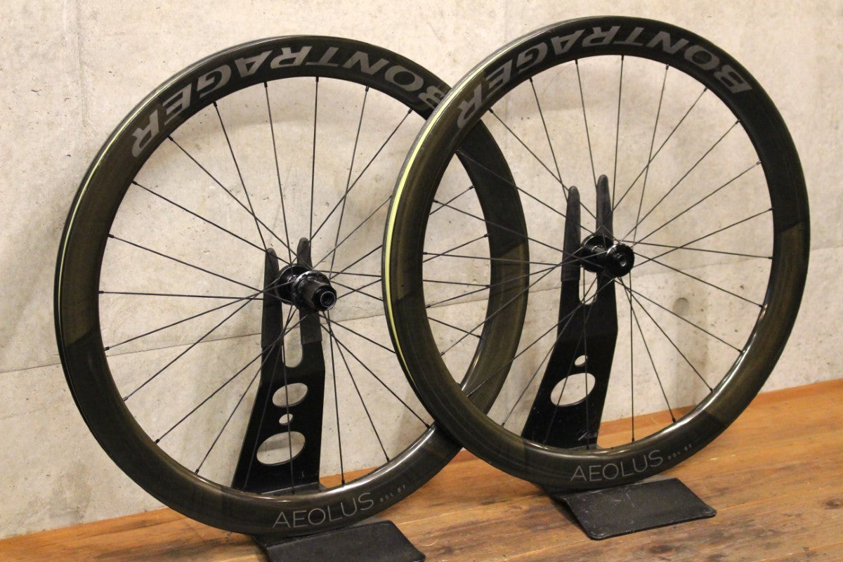 ボントレガー BONTRAGER アイオロス ディスク AEOLUS RSL 51 TLR DISC カーボン チューブレス ホイールセット  シマノ12/11S 【福岡店】