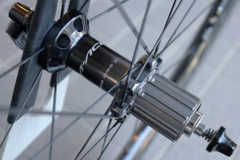 年末セール! シマノ SHIMANO デュラエース DURA-ACE WH-R9100-C40-TU カーボン チューブラー ホイールセットシマノ12/11S 【横浜店】