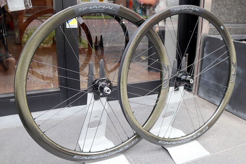 カンパニョーロ Campagnolo シャマル カーボン ディスク SHAMAL CARBON DB チューブレス ホイールセット シマノ12/11S 【東京南麻布店】