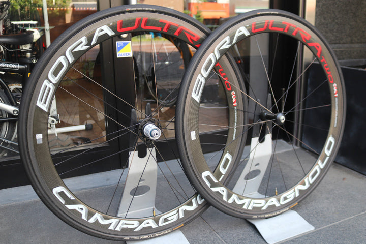 カンパニョーロ Campagnolo ボーラ ウルトラツー BORA ULTRA TWO カーボン チューブラー ホイールセット シマノ12/11S 【東京南麻布店】