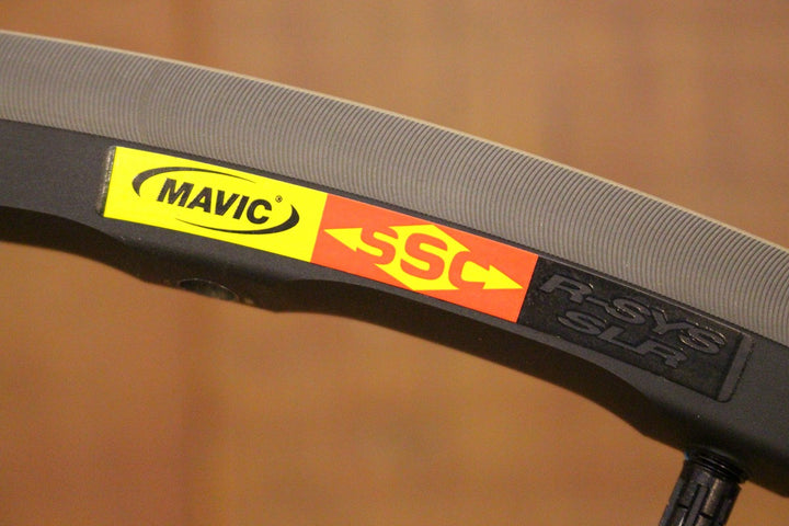 マヴィック MAVIC アールシス R-SYS SLR エグザリット EXALITH アルミ クリンチャー ホイールセット シマノ 11S/12S ナローリム 15C 【芦屋店】