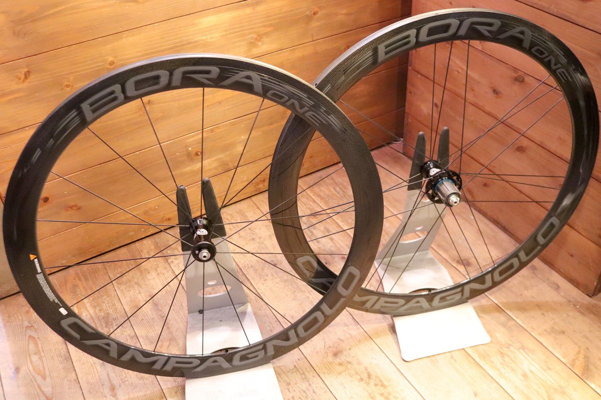 カンパニョーロ Campagnolo ボーラワン BORA ONE 50 カーボン チューブラー ホイールセット シマノ10s 【東京南麻布店】