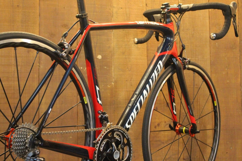 スペシャライズド SPECIALIZED ターマック TARMAC SL4 ELITE 2014年モデル 56サイズ シマノ 105 5700 MIX 10S カーボン ロードバイク 【芦屋店】