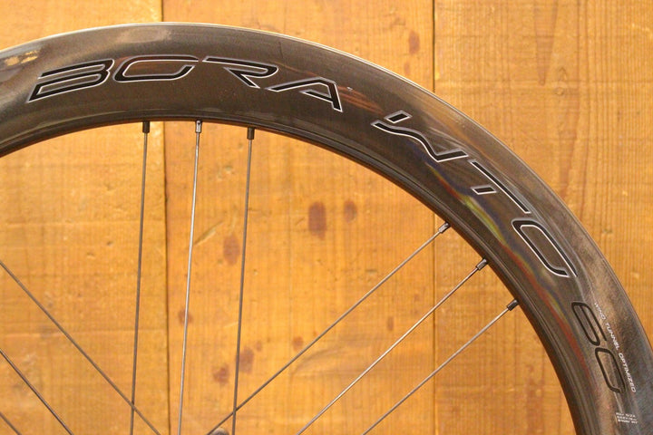 年末セール! カンパニョーロ Campagnolo ボーラ BORA WTO 60 DB カーボン チューブレス ディスク ホイールセット シマノ 11s/12s ワイド 19C 【芦屋店】