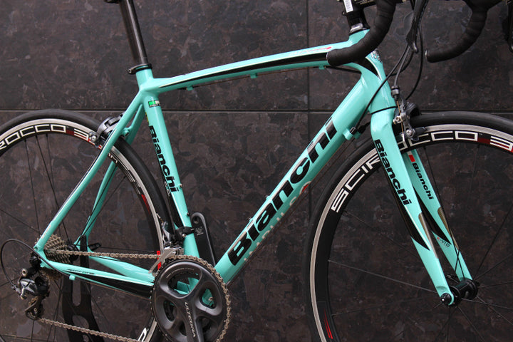 ビアンキ Bianchi インプルソ IMPULSO 2015 550サイズ シマノ アルテグラ 6800 カンパニョーロ シロッコ アルミ ロードバイク 【福岡店】